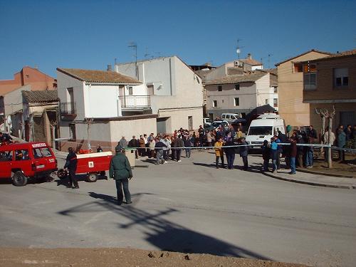 Crecida del Ebro el día 6-02-03 a su paso por Gallur en dirección a Pradilla. 16.