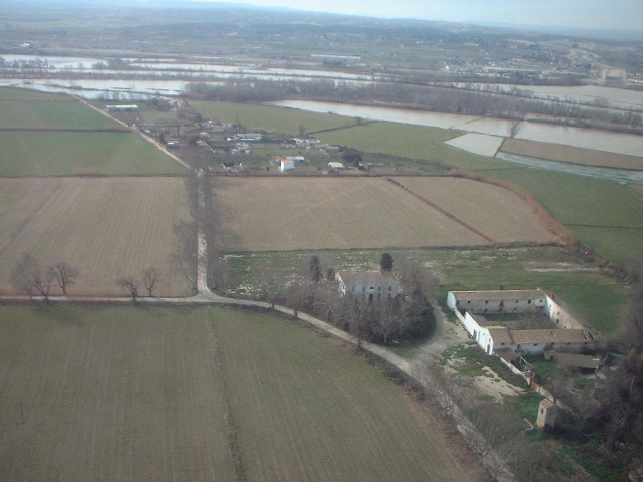 Crecida del Ebro el día 9-02-03 a su paso por la provincia de Zaragoza. 24.
