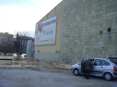 Riada del Ebro el 23 de enero de 2013 a su paso por Zaragoza. 26.