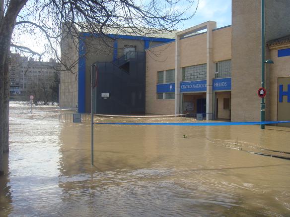 Riada del Ebro el 1 de marzo de 2015 a su paso por Zaragoza. 25