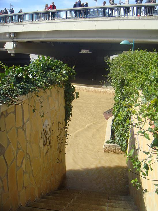 Riada del Ebro el 1 de marzo de 2015 a su paso por Zaragoza. 41