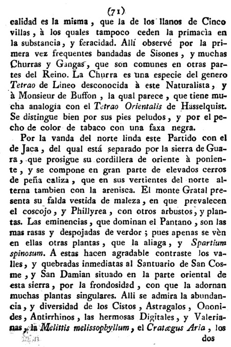 Historia de la Economía política de Aragón. Ignacio Jordán Claudio de Asso y del Río. 1798. Página 71
