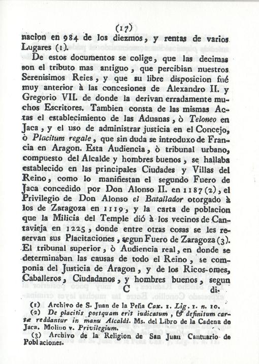 Historia de la Economía política de Aragón. Ignacio Jordán Claudio de Asso y del Río. 1798. Página 17