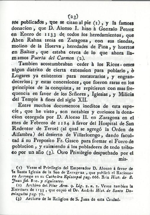 Historia de la Economía politica de Aragón. Ignacio Jordán Claudio de Asso y del Río. 1798. Historia de la Economía política de Aragón. Ignacio Jordán Claudio de Asso y del Río. 1798. Página 23