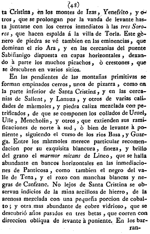 Historia de la Economía politica de Aragón. Ignacio Jordán Claudio de Asso y del Río. 1798. Historia de la Economía política de Aragón. Ignacio Jordán Claudio de Asso y del Río. 1798. Página 48