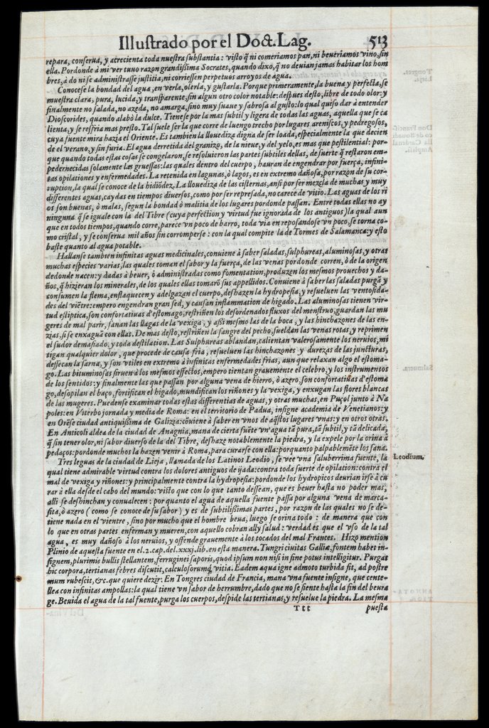 De Materia Medica de Dioscorides. Andres Laguna. Amberes 1555. Libro V. 513