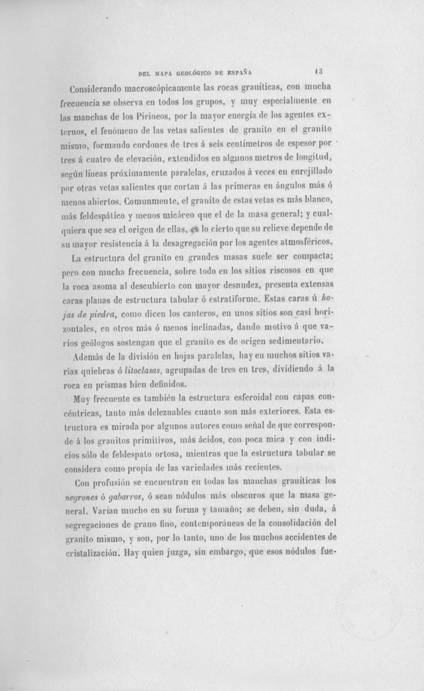Página 13. Capítulo Primero. Mapa Geológico de España. Tomo I, explicación por Lucas Mallada. Madrid. 1895. Página 13 Capítulo Primero. Mapa Geológico de España. Tomo I, explicación por Lucas Mallada. Madrid. 1895.