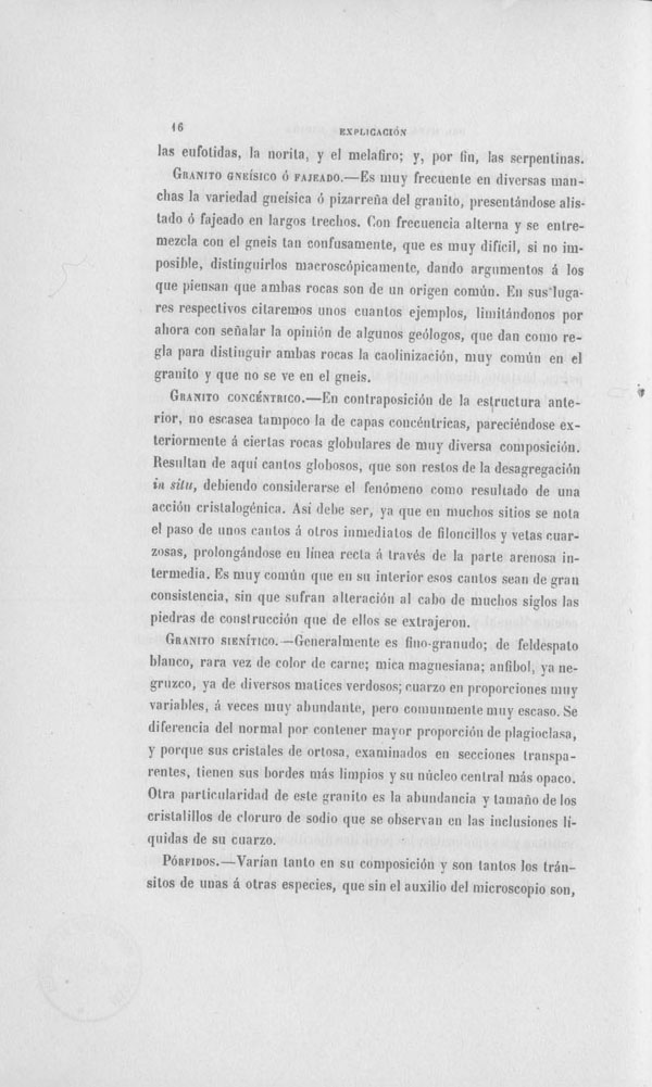 Página 16. Capítulo Primero. Mapa Geológico de España. Tomo I, explicación por Lucas Mallada. Madrid. 1895. Página 16. Capítulo Primero. Mapa Geológico de España. Tomo I, explicación por Lucas Mallada. Madrid. 1895.
