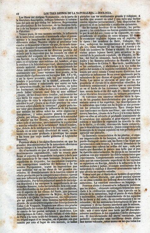 18 Antropología. Importancia y sublimidad del Hombre en la creación. Zoología o Reino Animal. Mamíferos. Buffon Historia Natural los Tres Reinos de la Naturaleza