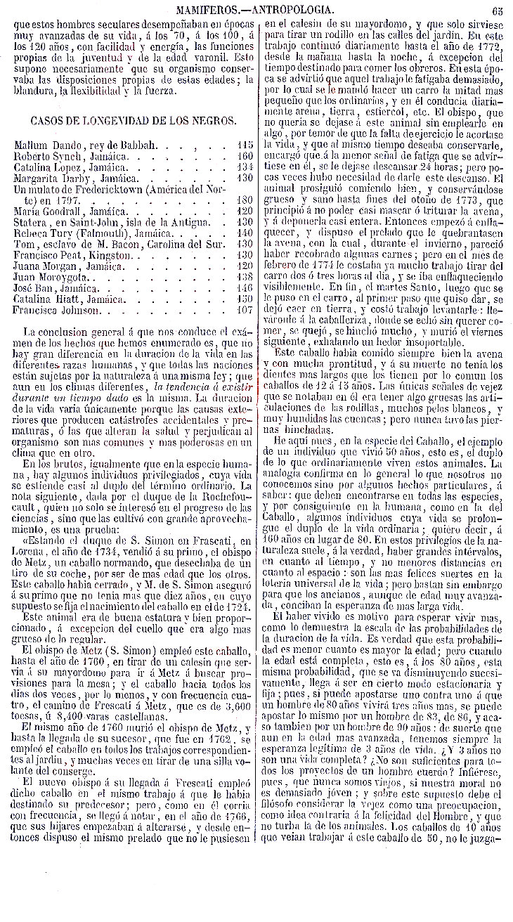 Antropología. Importancia y sublimidad del Hombre en la creación. Zoología o Reino Animal. Mamíferos. Buffon Historia Natural los Tres Reinos de la Naturaleza