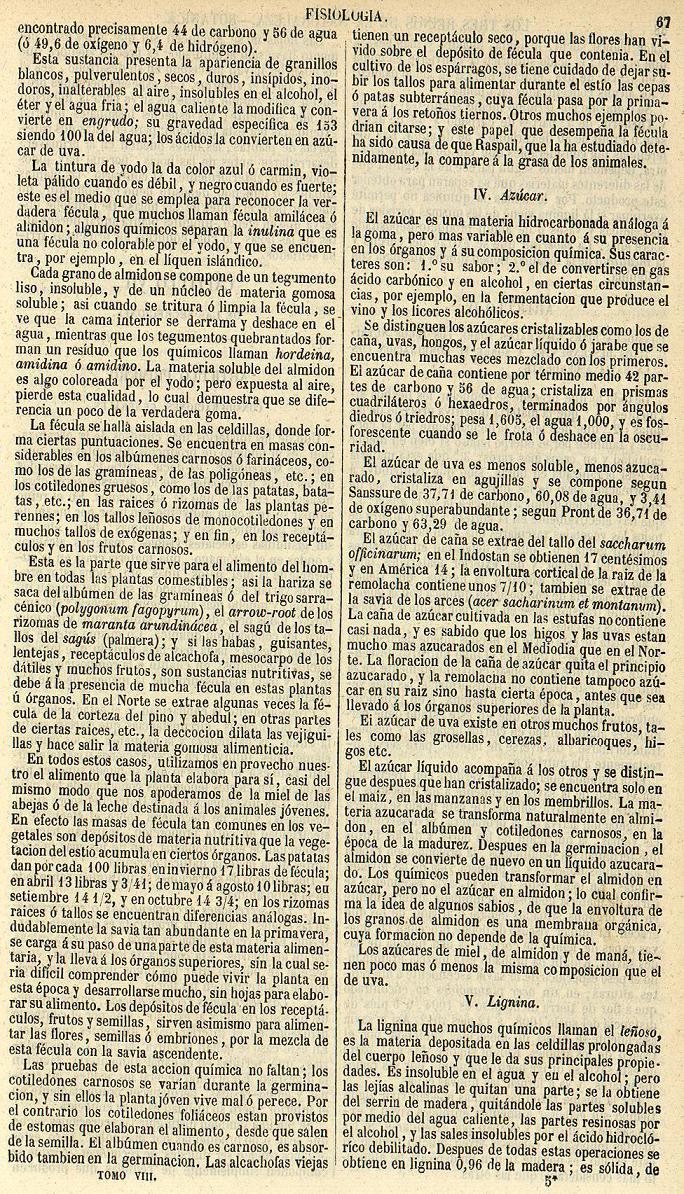 Bot&aacute;nica. P�gina 67. Los Tres Reinos de la Naturaleza. Fisiolog�a.