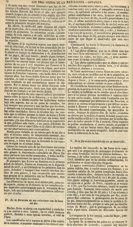 Bot&aacute;nica. P�gina 76. Los Tres Reinos de la Naturaleza. Fisiolog�a.