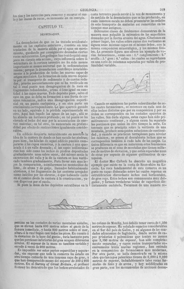 Página 319. Tomo noveno. Los Tres Reinos de la Naturaleza. Museo Pintoresco. Mineralogía.