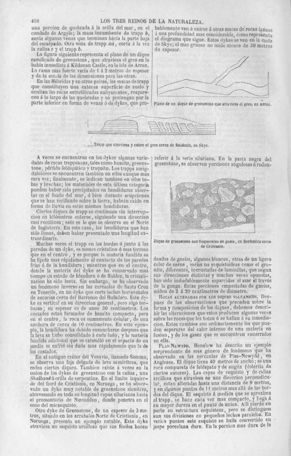 Página 519. Tomo noveno. Los Tres Reinos de la Naturaleza. Museo Pintoresco. Mineralog&iacute;a.