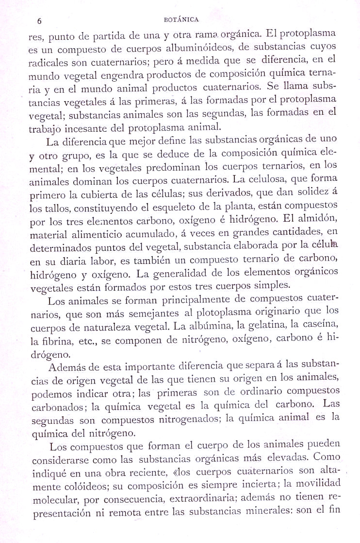 Página 6. Preliminares. Botánica I por Odón de Buen. Historia Natural. Montaner y Simón, editores. 1891. Página 6. Preliminares. Botánica I por Odón de Buen. Historia Natural. Montaner y Simón, editores. 1891.