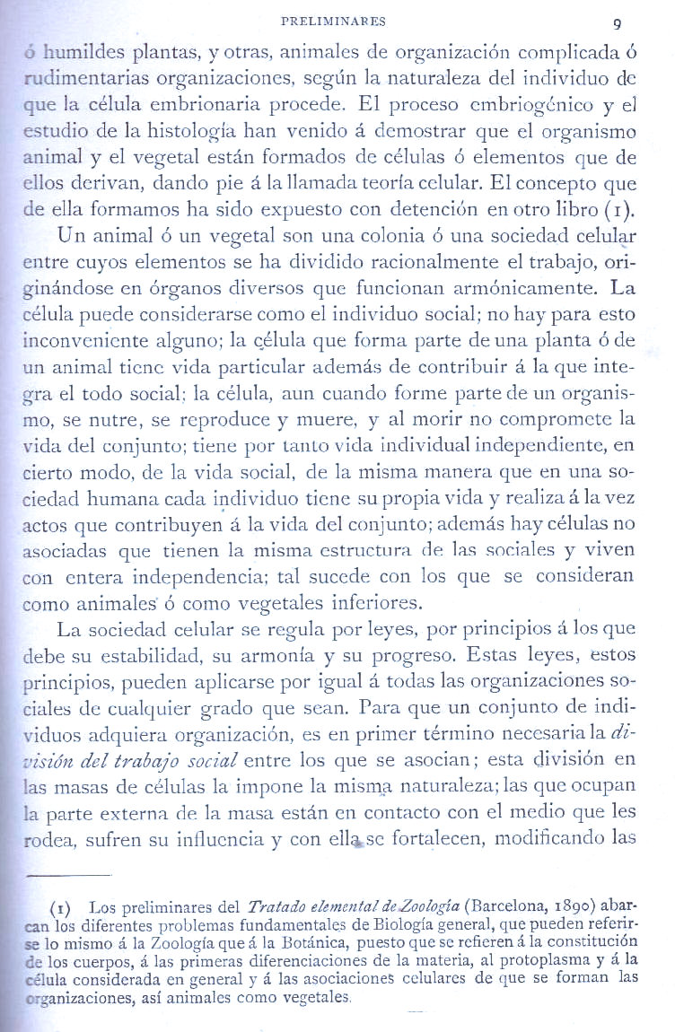 Página 9. Preliminares. Botánica I por Odón de Buen. Historia Natural. Montaner y Simón, editores. 1891. Página 9. Preliminares. Botánica I por Odón de Buen. Historia Natural. Montaner y Simón, editores. 1891.