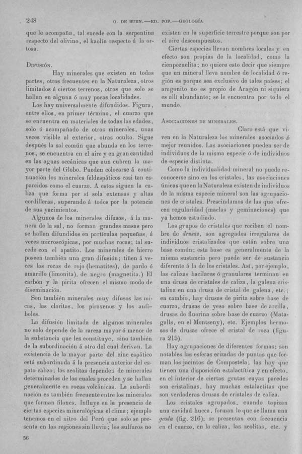 Página 246 Tomo I. Tratado IV. Geología. Mineralogía general.