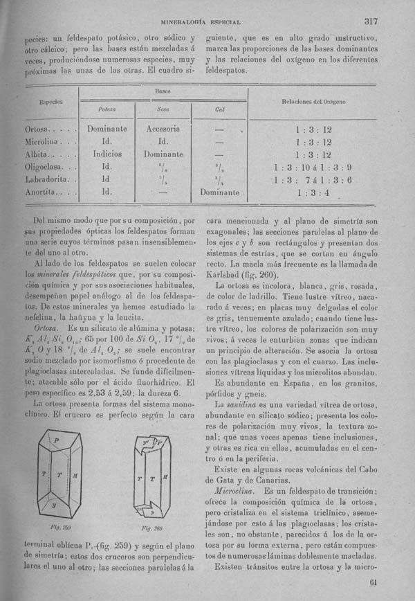 Página 327 Tomo I. Tratado V. Geología. Mineralogía especial.