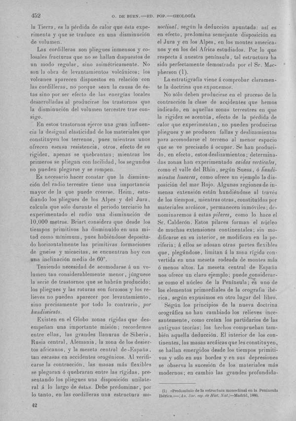 Página 452 Tomo I. Tratado VII. Geología. Fisiología de la tierra. Minerogenesia petrogenesia geogenesia.