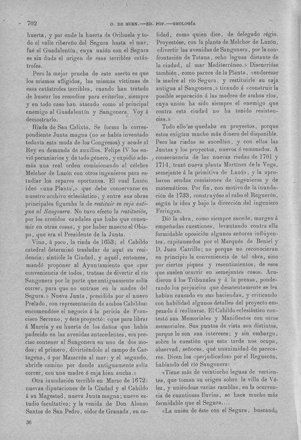 Página 702. Tomo I. Geología. Tratado XI. Labor geológica de la atmósfera, el agua liquida y los seres vivos.