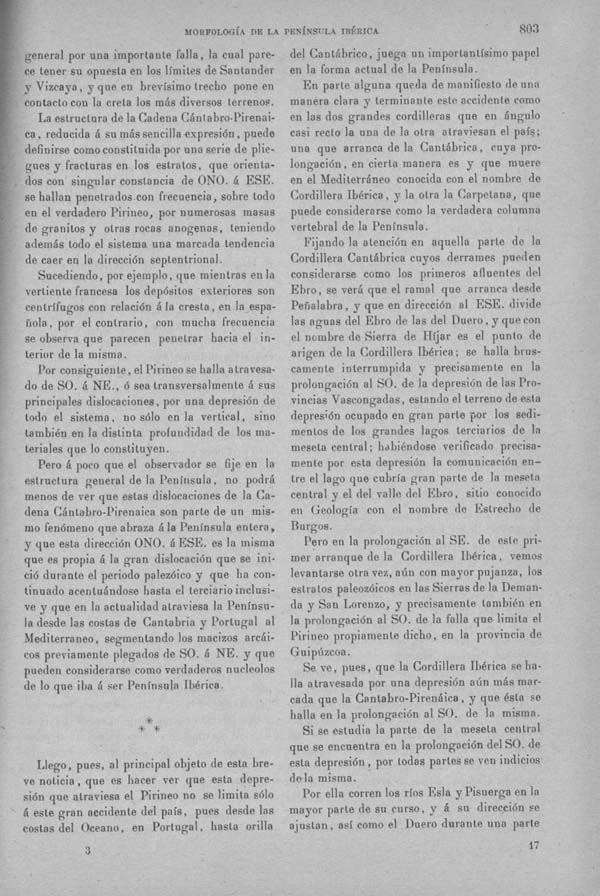 Página 803. Tomo I. Geología. Tratado XIII. Geología especial de España. (Primera parte).