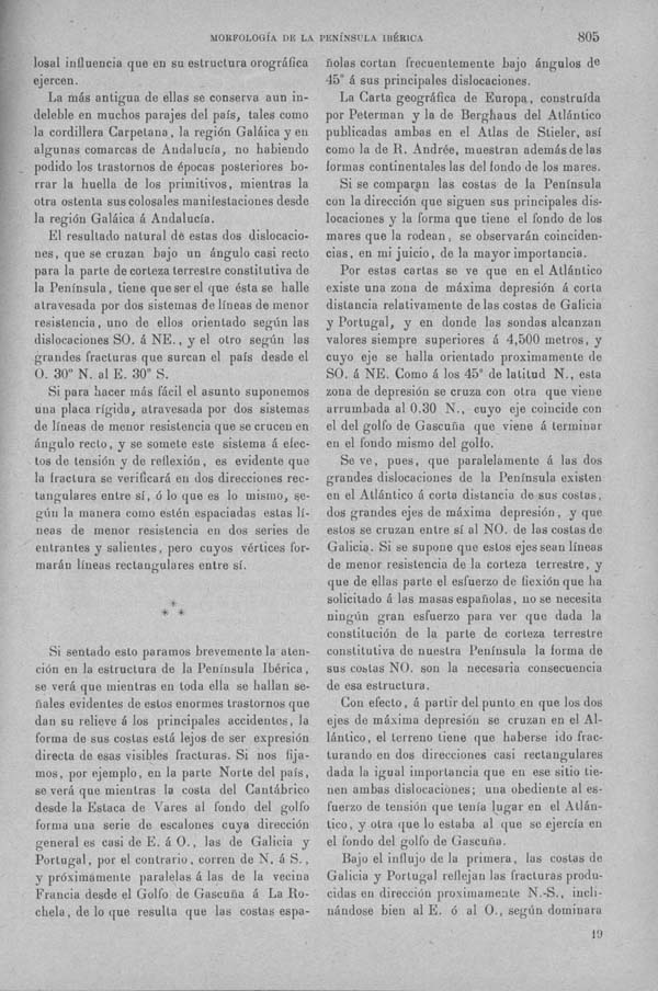 Página 805. Tomo I. Geología. Tratado XIII. Geología especial de España. (Primera parte).