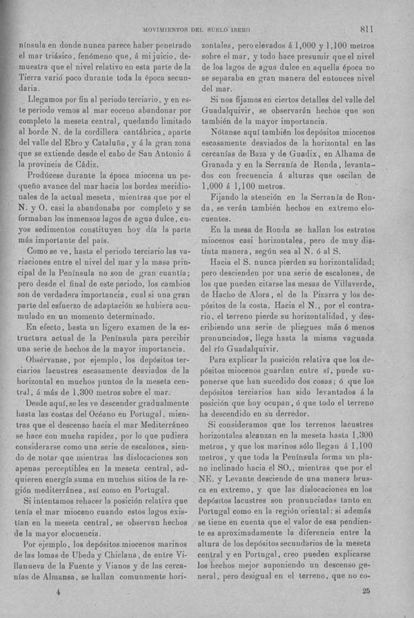 Página 811. Tomo I. Geología. Tratado XIII. Geología especial de España. (Primera parte).