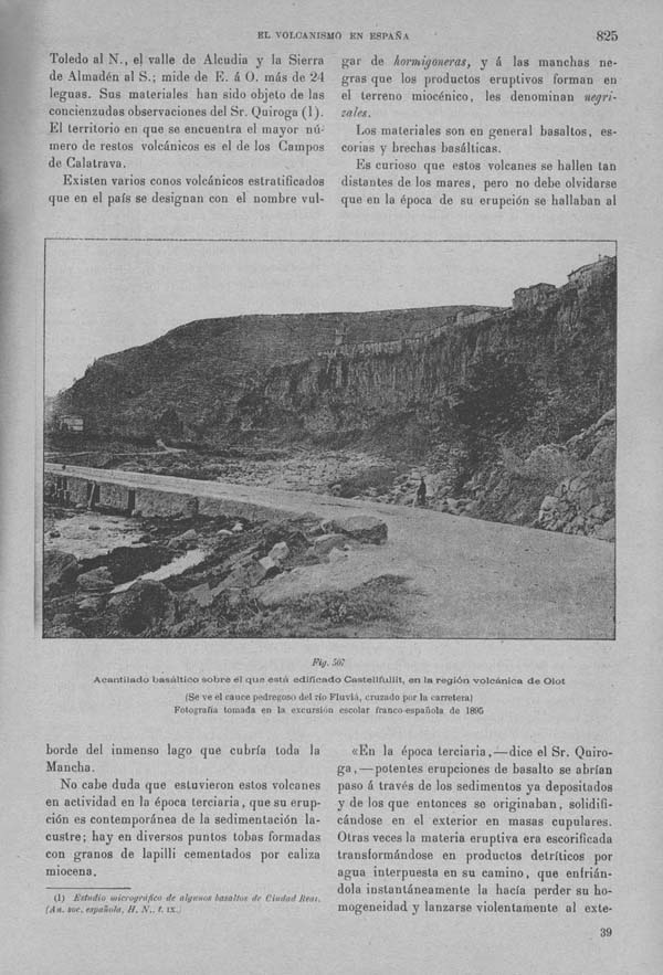 Página 825. Tomo I. Geología. Tratado XIII. Geología especial de España. (Primera parte).