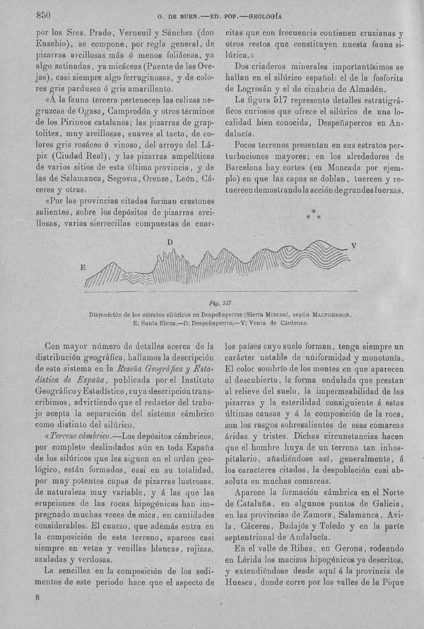 Página 850. Tomo I. Geología. Tratado XIV. Geología especial de España. (Segunda parte).
