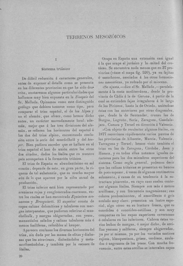 Página 862. Tomo I. Geología. Tratado XIV. Geología especial de España. (Segunda parte).