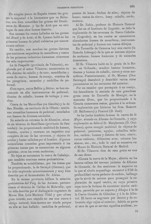 Página 895. Tomo I. Geología. Tratado XIV. Geología especial de España. (Segunda parte).